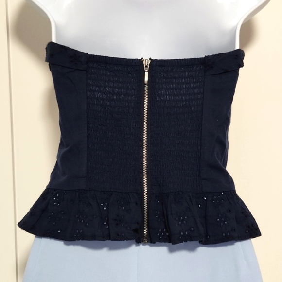 Jessica Simpson Blue Corset Top - Picture 4 of 12